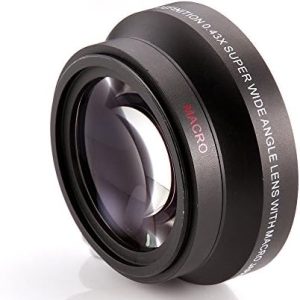 FOTGA 62m 0.45x Objectif Grand Angle avec Macro Conversion pour Appareil Photo Numérique Camcorder