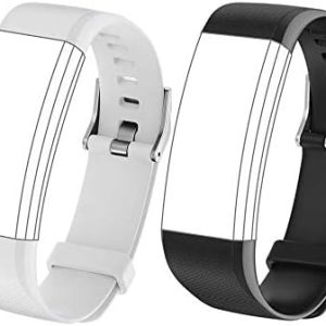 Septoui Bracelets de Remplacement pour Montre Connectée Sport, Bracelets de Rechange Fitness Tracker d'Activité, Sangle Doux pour la Peau et Respirant
